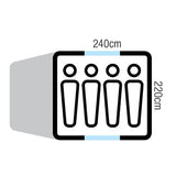 Oztrail Tasman 4V Dome Tent 2020 Model