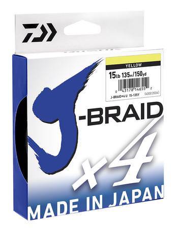 Daiwa J 4 Braid 135m Spools