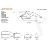 Darche High View 1800 Roof Top Tent - No Annexe
