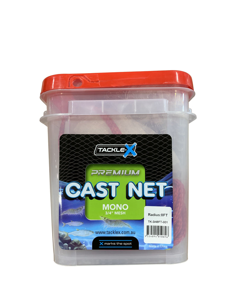 Tackle-X Premium 3/4in Mono Cast Nets