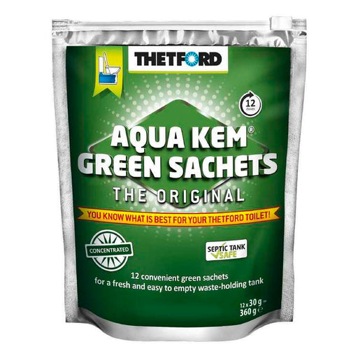 Thetford Aqua Kem Green Sachet Toilet Chemical