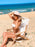 Alohra Bondi Reclining Beach Chair Speckled Tan