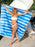 Alohra Sand Free Beach Towels Stripe City