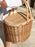 Alohra Hand Made Oval Picnic Basket With Bonus 15pce Utensil Kit