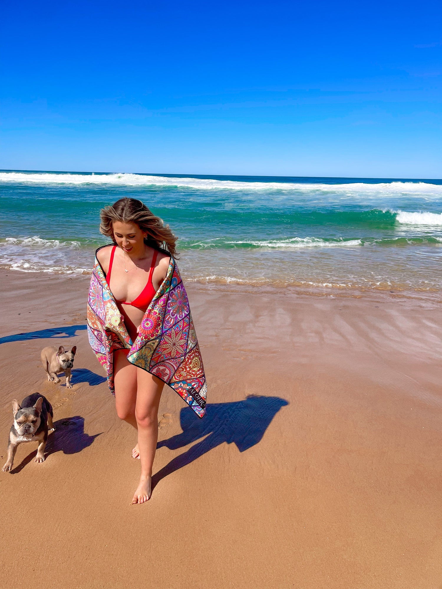 Alohra Sand Free Beach Towels Bohemian Rapsody