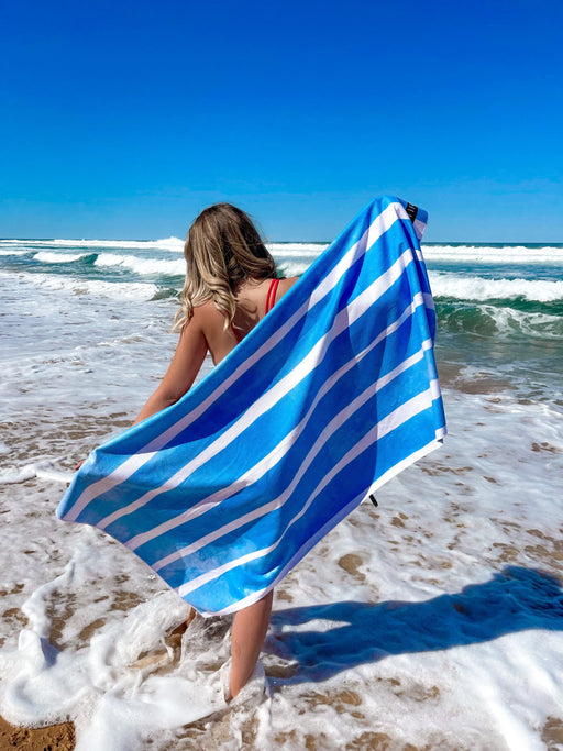 Alohra Sand Free Beach Towels Stripe City