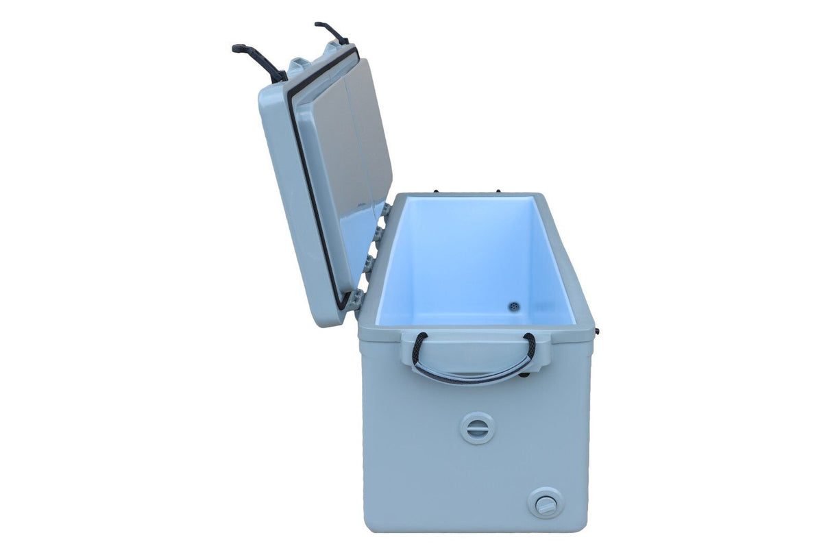 Icey Tek 160L Grey Split Lid Ice Box
