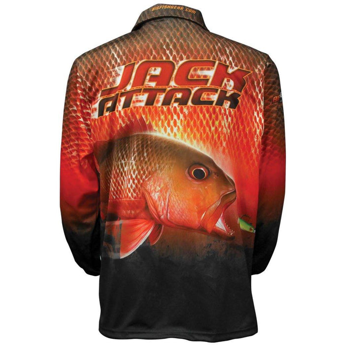 Bigfish Jack Attack Adult Fishing Shirts