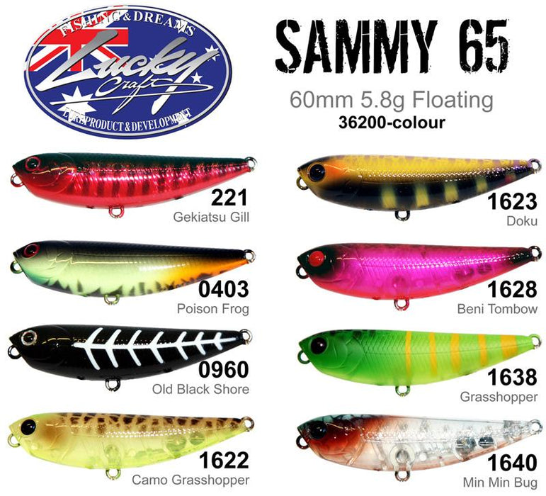 Lucky Craft Sammy 65mm Lures