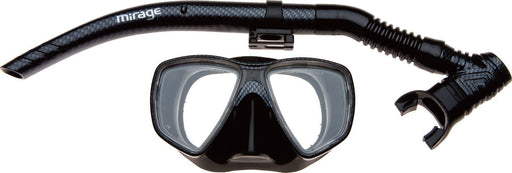 Mirage Carbon Adult Mask & Snorkel Set