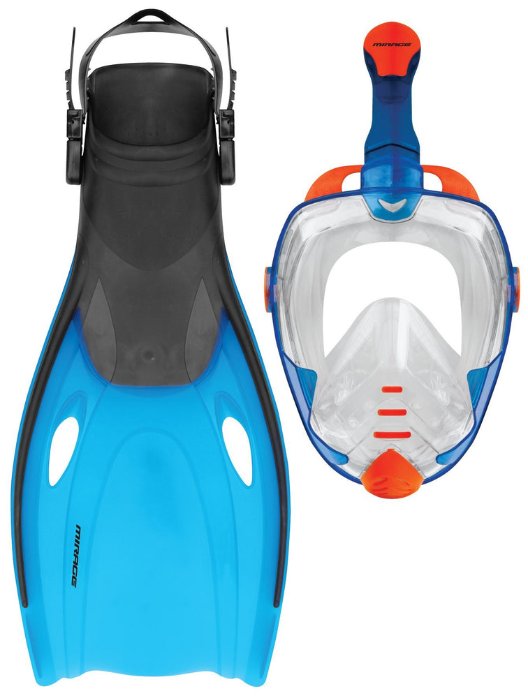 Mirage Galaxy2 Adult Mask, Snorkel & Fin Sets