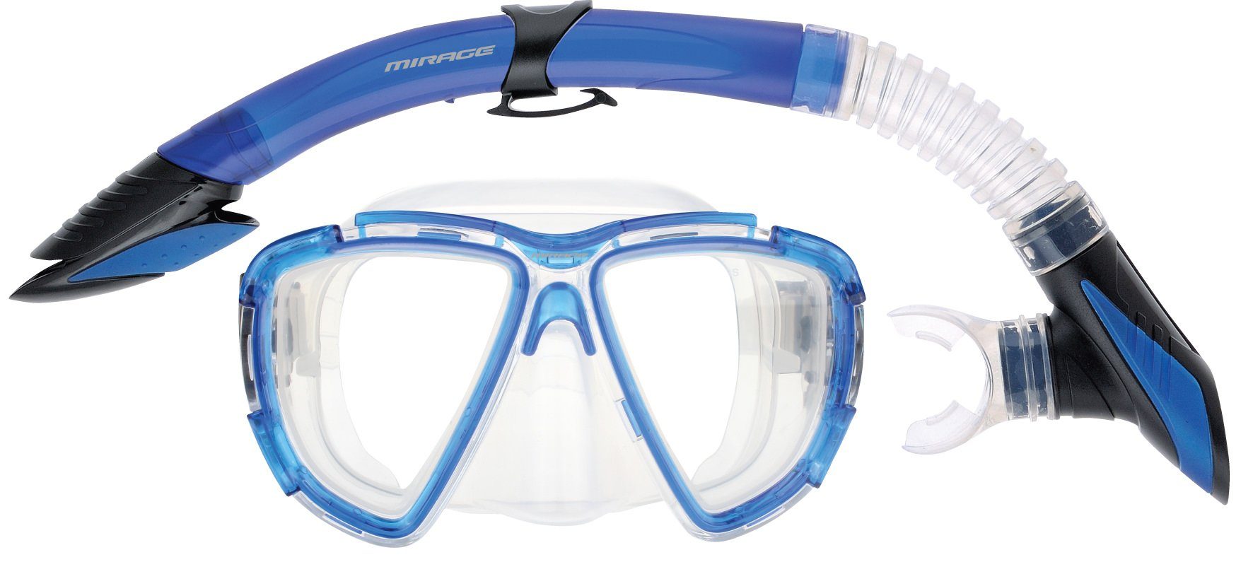 Mirage Platnium Mask & Snorkel Set Blue