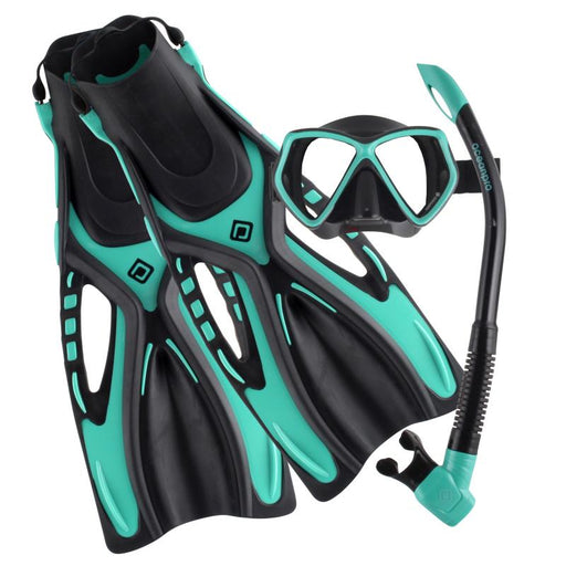 Ocean Pro Ceduna Mask Snorkel & Fin Adult Sets