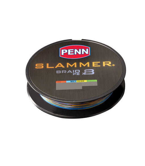 Penn Slammer Multi Colour Braid 150m Rolls