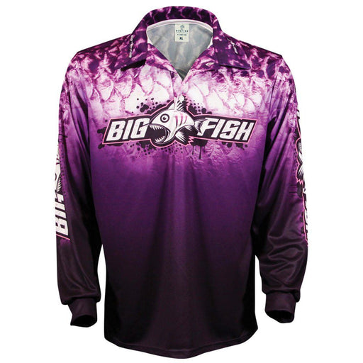 Bigfish Purple Scales Junior Fishing Shirts