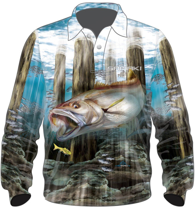 Samaki Mulloway Adult Fishing Shirts