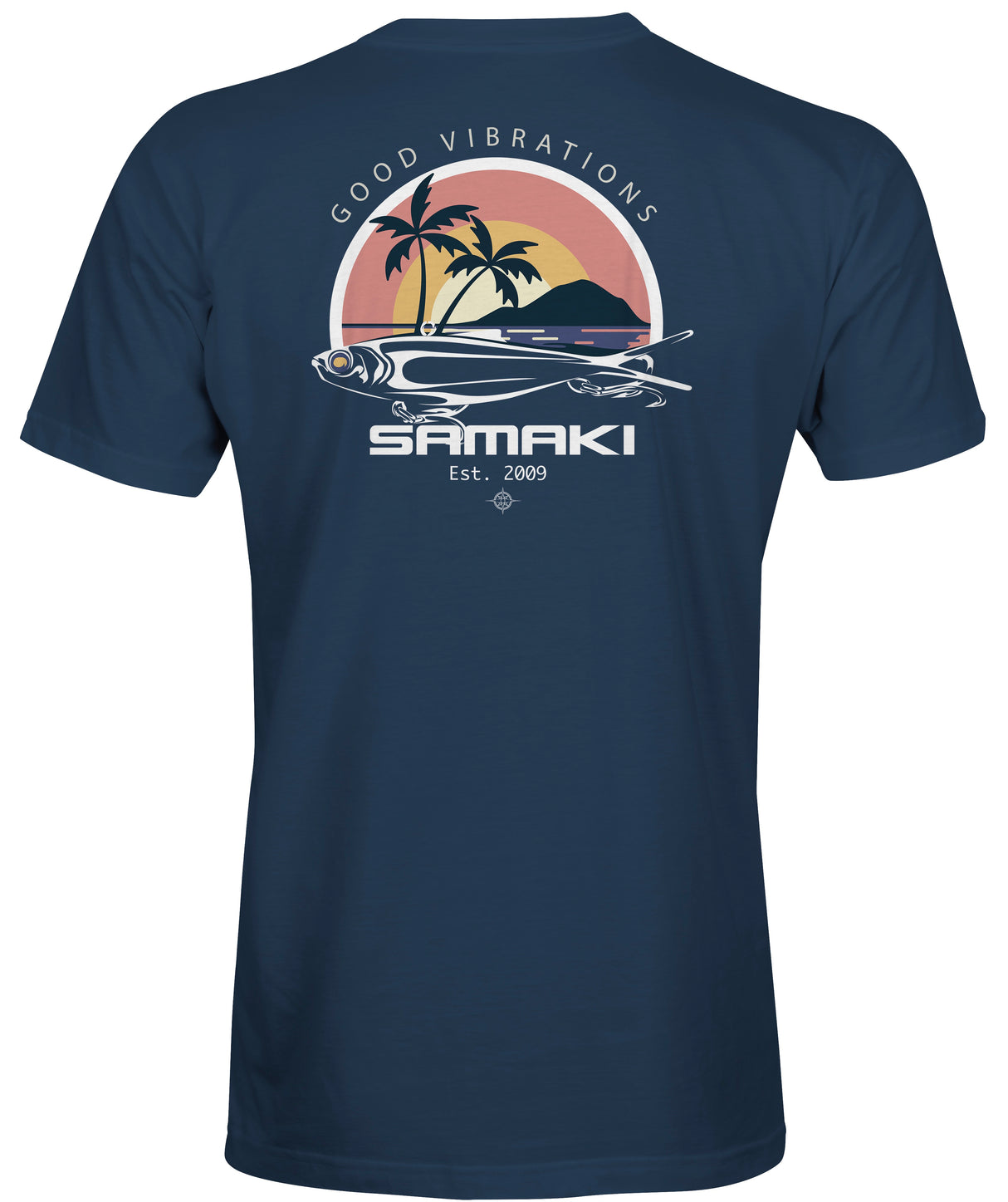 Samaki Good Vibrations SS Tees Cobalt