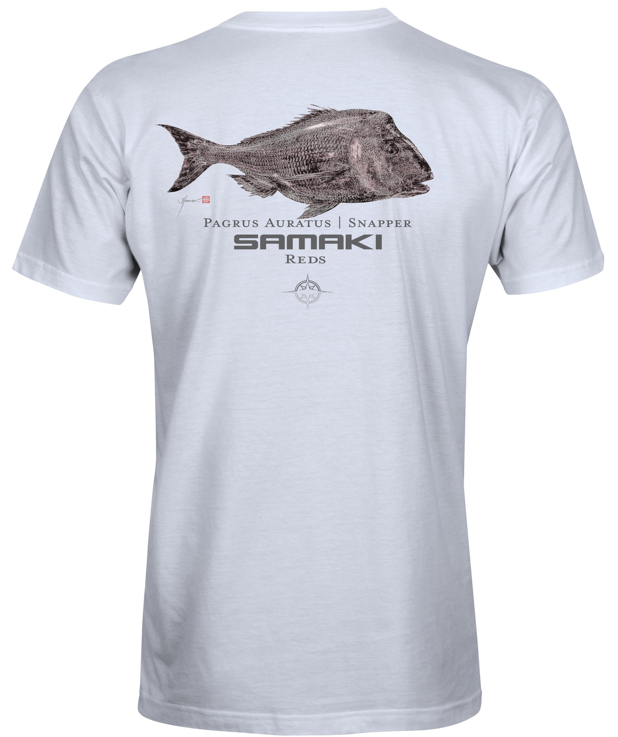 Samaki Snapper SS Tees White