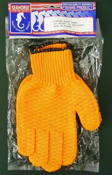 Seahorse Orange Gripper Gloves