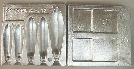 Seahorse Snapper Combo Sinker Moulds