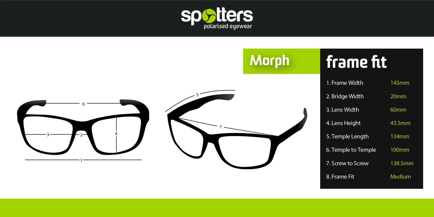 Spotters Morph Gloss Black Frame Sunglasses