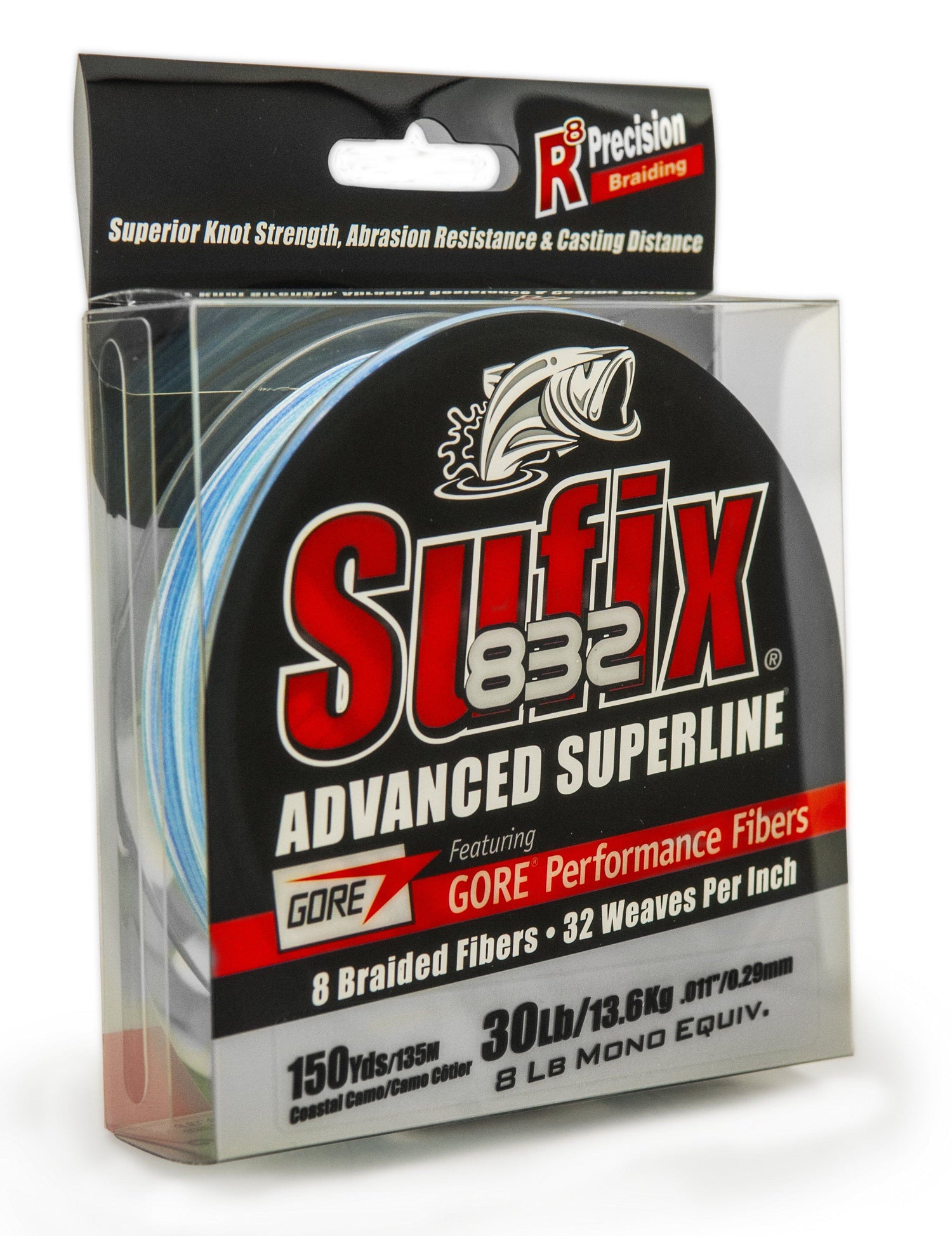 Sufix 832 Braided Line 150yrd Rolls