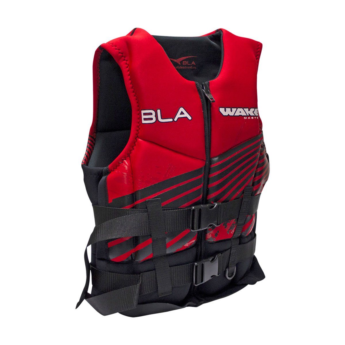BLA Wakemaster Neoprene Black/Red Life Jackets