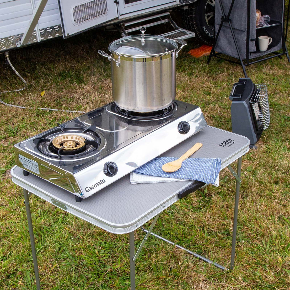 Gasmate Double Burner Wok Cooker