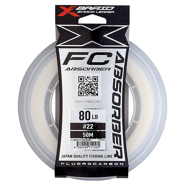 YGK X Braid FC Absorber Fluorocarbon Leader