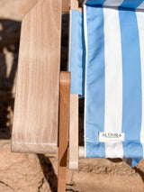 Alohra Bondi Reclining Beach Chair Stripe City Blue