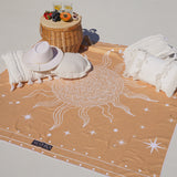 Sand Free Beach Towels Sun Kissed Gold