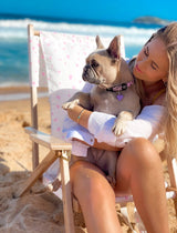 Alohra Bondi Reclining Beach Chair Speckled Pink Pre