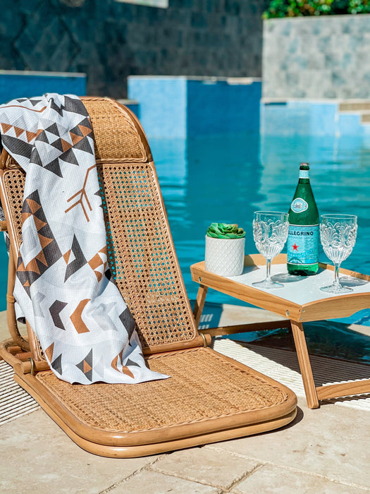Alohra Coogee Rattan Deluxe Beach Chair