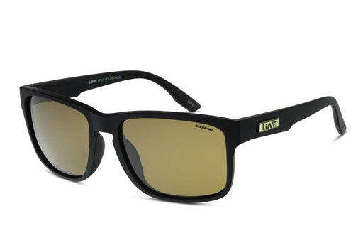 Liive Split Polar Matt Black Frame Sunglasses